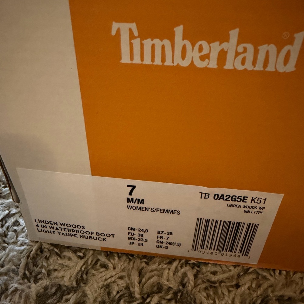 Timberland Women's light taupe Waterproof Boots - Picture 5 of 5
